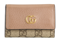 Gucci Key Holder, Canvas/Leather, Mono, MII, 2*